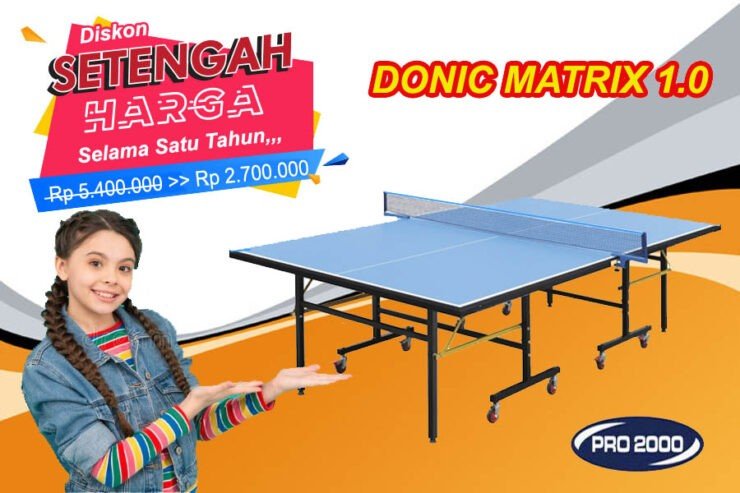 Tenis meja pingpong merk DONIC MATRIX 1.0