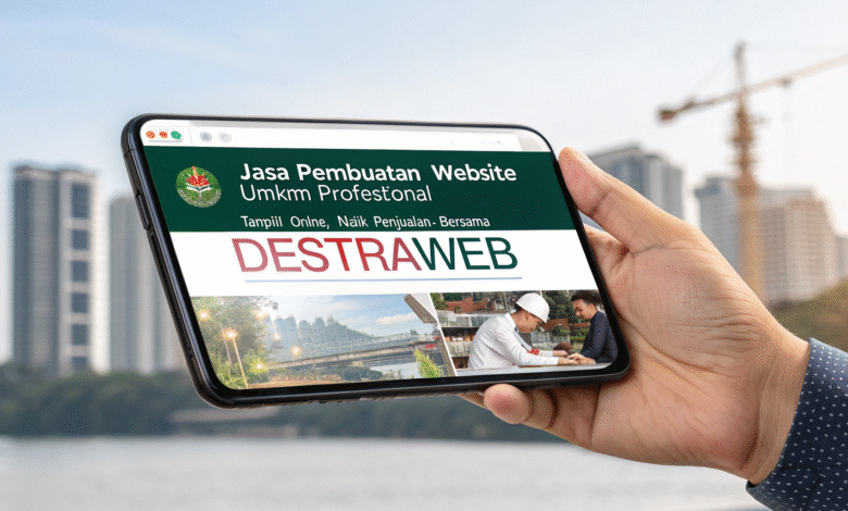 Jasa Pembuatan Website UMKM Profesional – Tampil Online, Naik Penjualan Bersama DESTRAWEB 1 Jasa Pembuatan Website UMKM, Website Profesional UMKM, Jasa Web UMKM Murah, Pembuatan Website Bisnis Kecil, Web Development UMKM, Jasa Website Custom, Website UMKM SEO Friendly, Jasa Website Mobile Friendly, Jasa Website Terbaik Indonesia, Web Design UMKM, Digital Marketing UMKM, Optimasi SEO UMKM, Website Penjualan UMKM, Web Developer Indonesia, Layanan Pembuatan Website UMKM, Jasa Website Terpercaya, Website UMKM Modern, Website Bisnis Online, Jasa Website Toko Online, Website Company Profile UMKM
