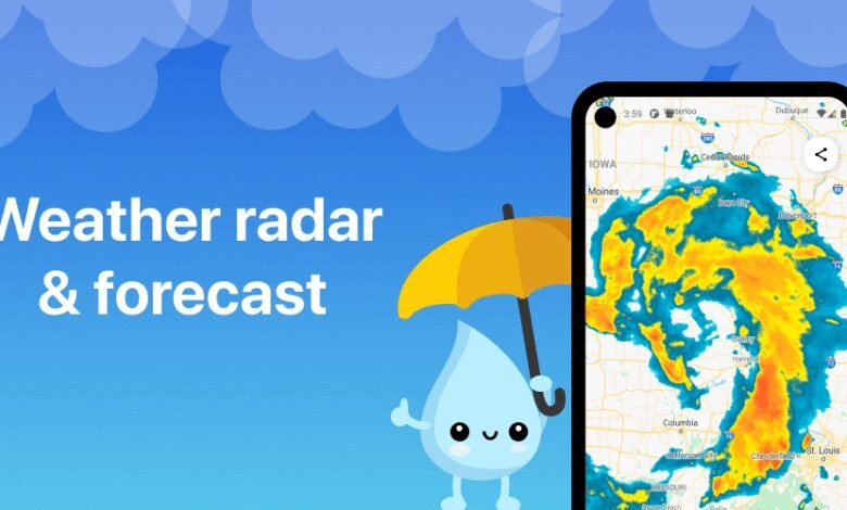 RainViewer v7.6 MOD APK (Premium Unlocked) Download rainviewer weather radar map 1
