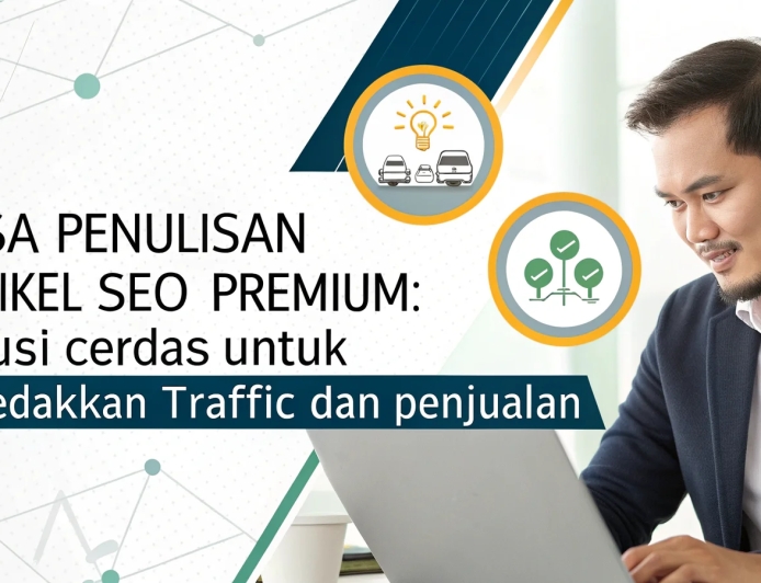 Jasa Penulisan Artikel SEO Premium — Strategi Konten Cerdas untuk Mendominasi Pencarian, Membangun Kepercayaan, dan Meningkatkan Konversi
