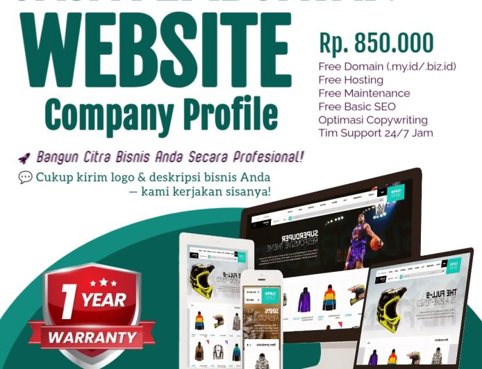 Jasa Pembuatan Website Profesional & Premium untuk Semua Industri: Solusi Digital Terbaik untuk Bisnis, Branding, dan Dominasi Online di Era Modern
