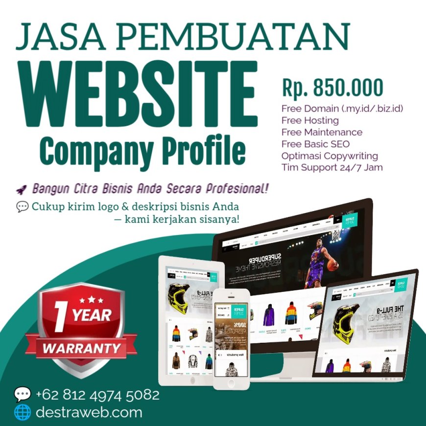 Jasa Pembuatan Website Profesional & Premium untuk Semua Industri: Solusi Digital Terbaik untuk Bisnis, Branding, dan Dominasi Online di Era Modern