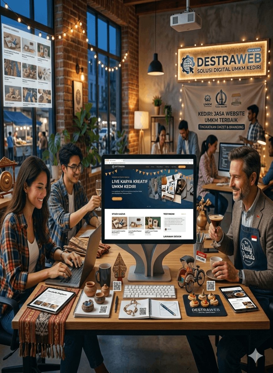 Jasa Pembuatan Website UMKM Profesional di Kediri oleh DESTRAWEB: Solusi Digital Cerdas untuk Meningkatkan Omzet, Branding, dan Dominasi Pasar Online
